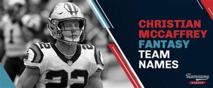 60+ Christian McCaffrey Fantasy Football Team Names (2023)