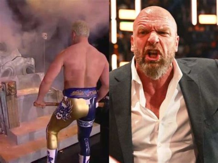 Cody Rhodes reveals the reason behind his infamous act at AEW when he broke Triple Hs throne