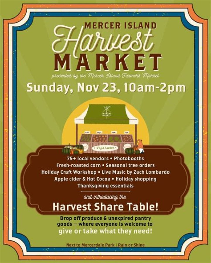 Uncover The Delights Of Mercer Island Farmers Market: A Culinary Journey