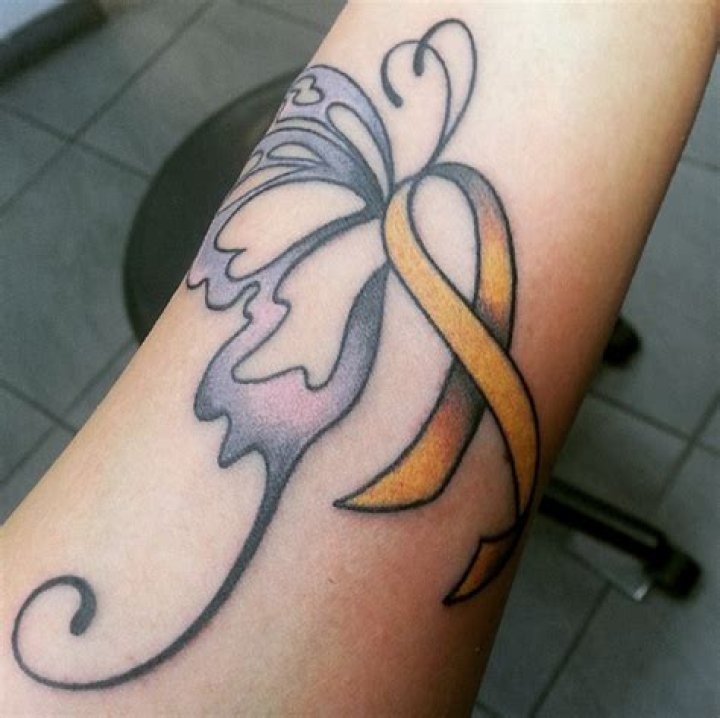 What Do Butterfly Cancer Ribbon Tattoos Mean? Survivors Of Cancer Are Using The Symbol As A Badge Of |
